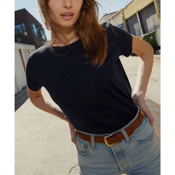 Nation Ltd - Goldie Boxy Crew Shirt